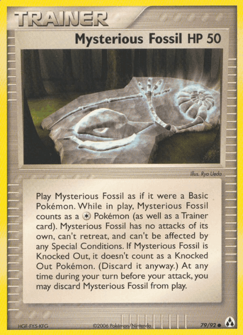 Mysterious Fossil #79 from Legend Maker - Common - Illustrated by Ryo Ueda