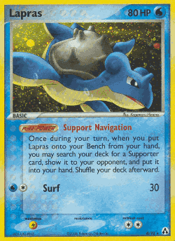 Lapras Pokémon TCG card art