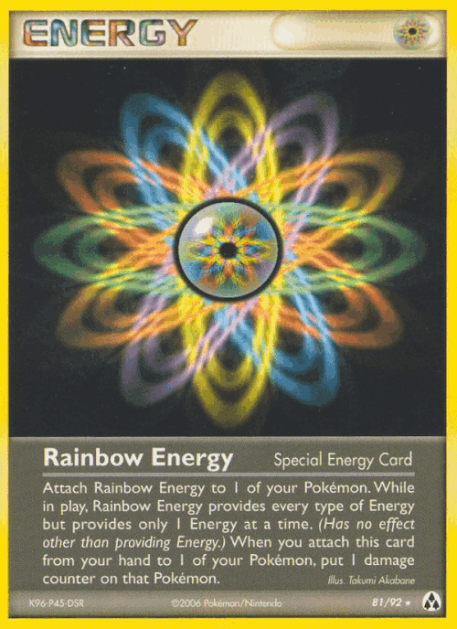 Rainbow Energy #81 from Legend Maker - Rare - Illustrated by Takumi Akabane