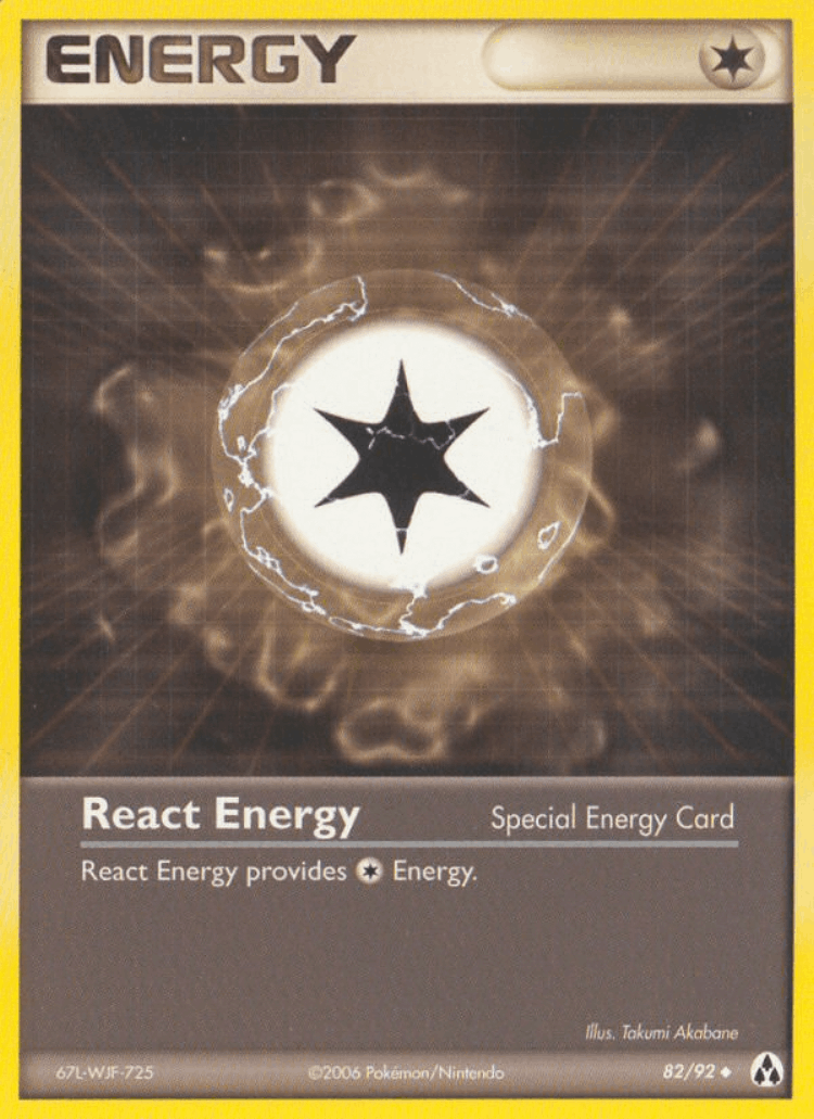 React Energy #82 from Legend Maker - Uncommon - Illustrated by Takumi Akabane