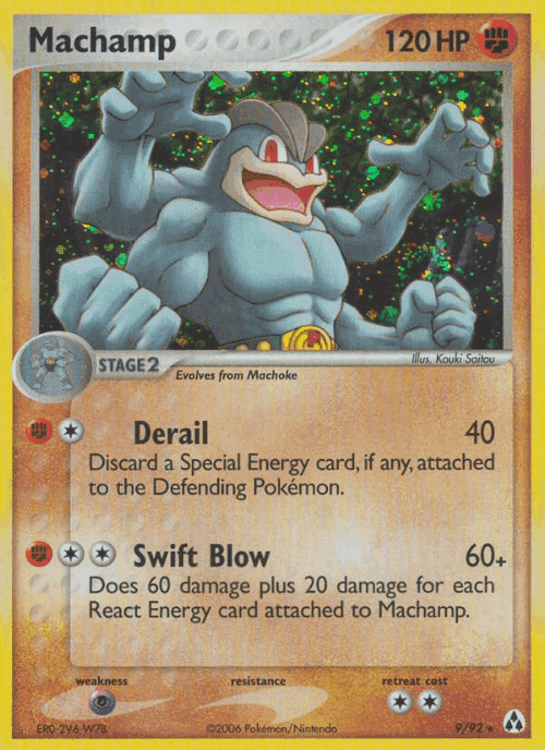 Machamp Pokémon TCG card art