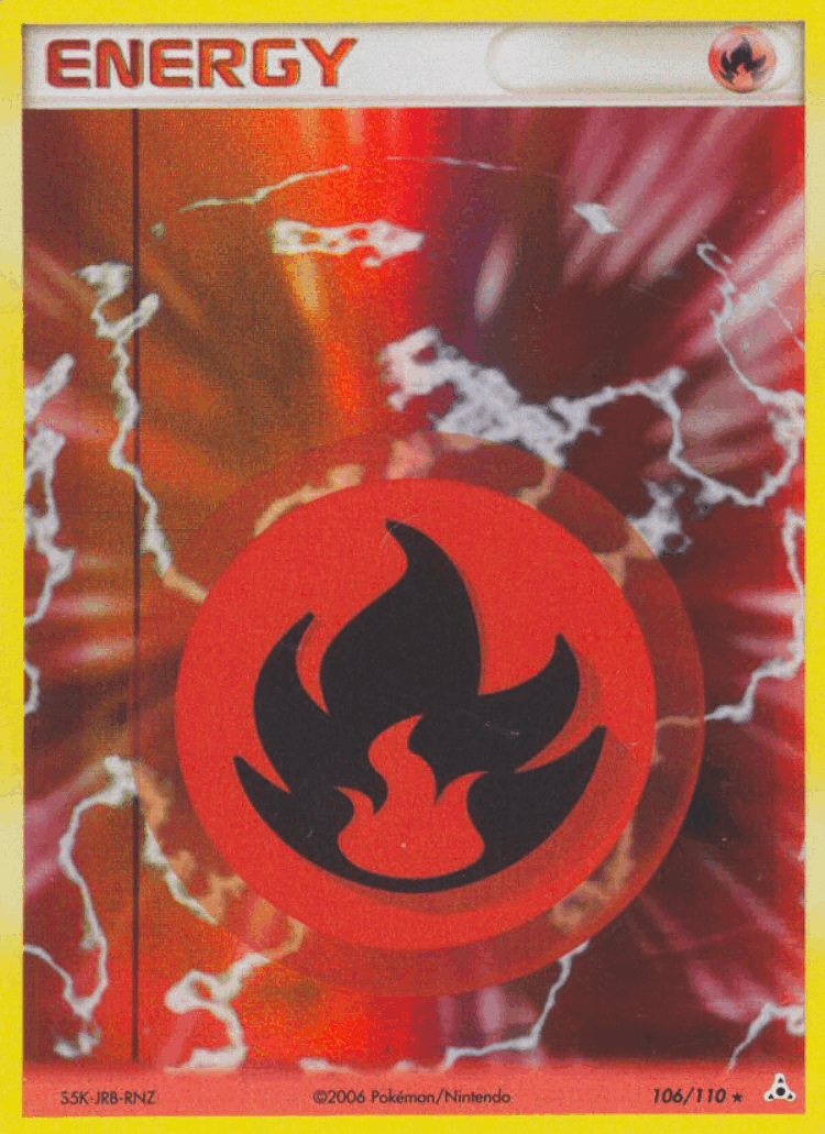 Fire Energy #106 from Holon Phantoms - Rare Holo