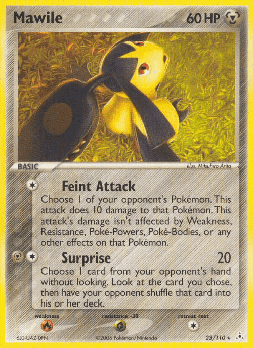 Mawile #23 from Holon Phantoms - Rare - Illustrated by Mitsuhiro Arita