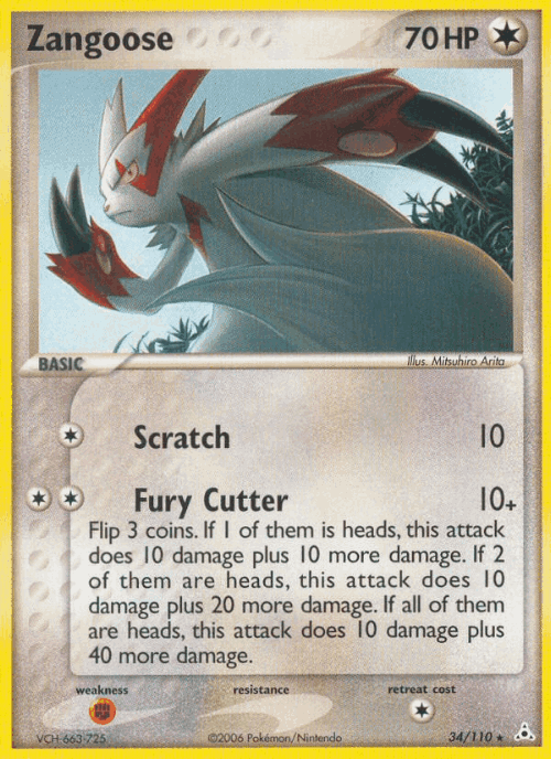 Zangoose 34, Holon Phantoms