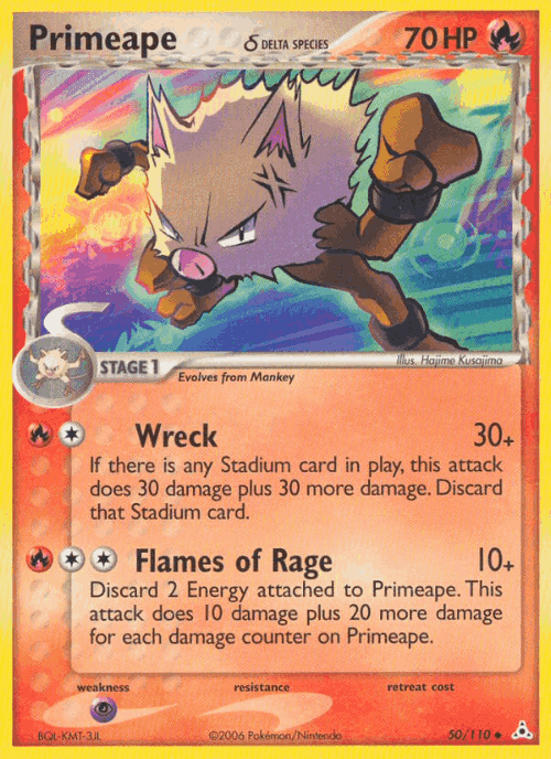 Primeape δ 50, Holon Phantoms