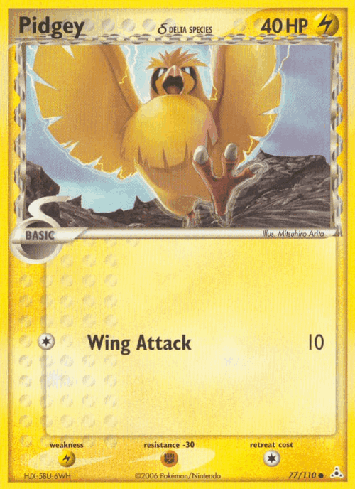 Pidgey δ 77, Holon Phantoms