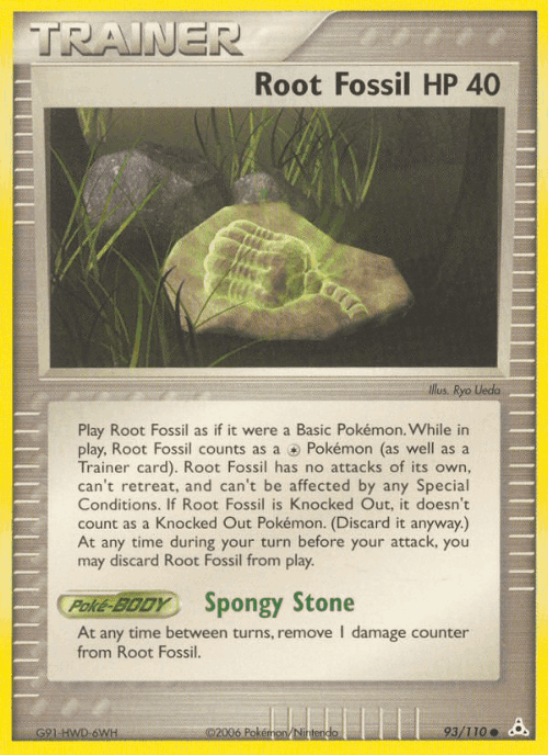 Root Fossil #93 from Holon Phantoms - Common - Illustrated by Ryo Ueda
