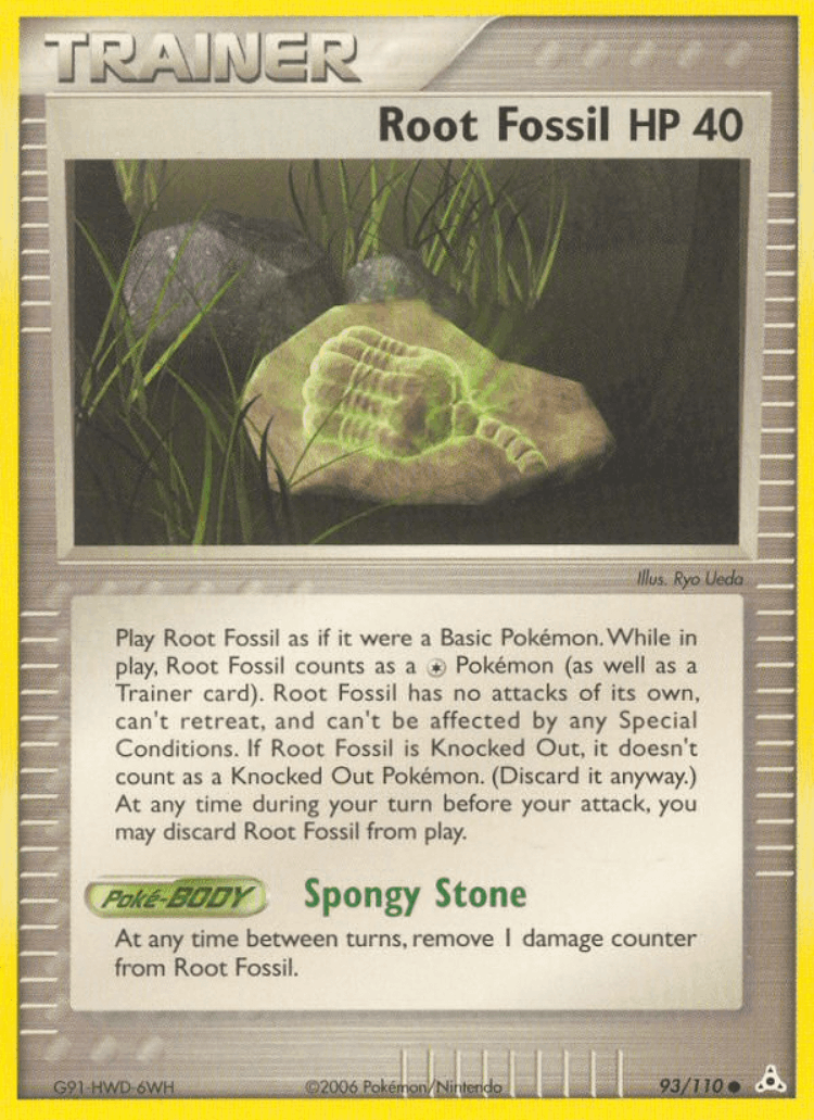 Root Fossil #93 from Holon Phantoms - Common - Illustrated by Ryo Ueda
