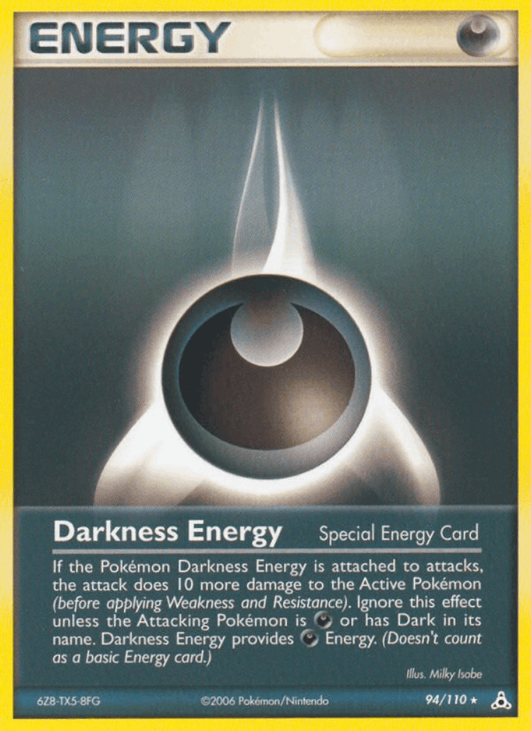 Darkness Energy #94 from Holon Phantoms - Rare - Illustrated by Milky Isobe