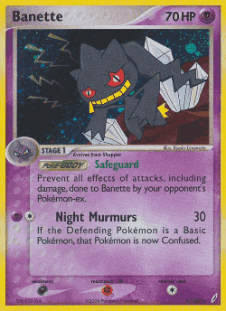 Banette Pokémon TCG card art