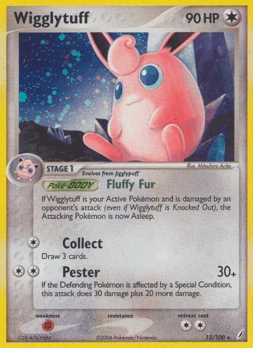 Wigglytuff Pokémon TCG card art