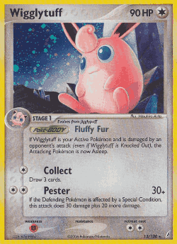Wigglytuff Pokémon TCG card art