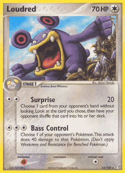 Loudred Pokémon TCG card art
