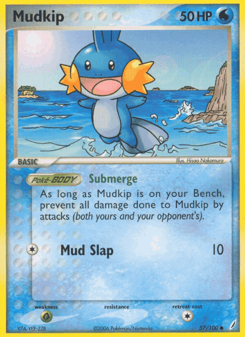 Mudkip Pokémon TCG card art
