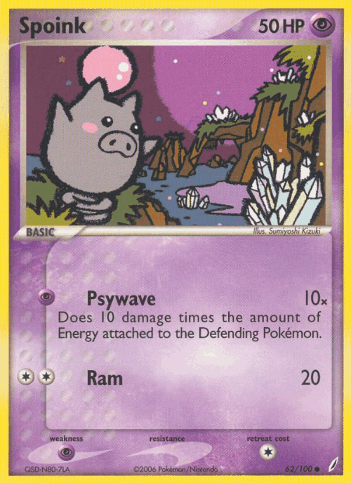Spoink 62, Crystal Guardians