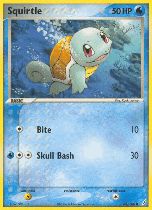Squirtle 63, Crystal Guardians