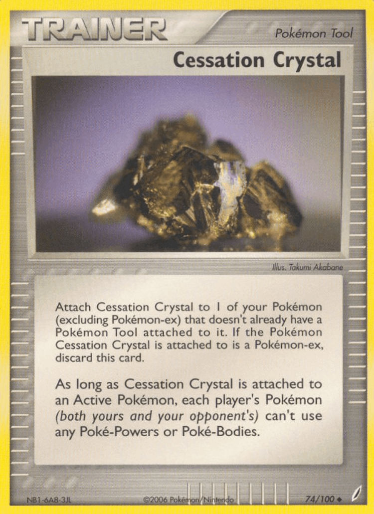 Cessation Crystal #74 from Crystal Guardians - Uncommon - Illustrated by Takumi Akabane