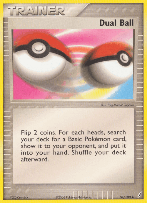 Dual Ball #78 from Crystal Guardians - Uncommon - Illustrated by "Big Mama" Tagawa