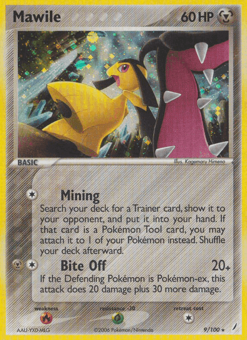Mawile Pokémon TCG card art