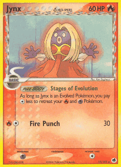 Jynx δ Pokémon TCG card art