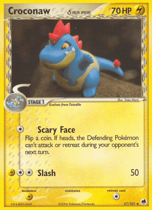 Croconaw δ 27, Dragon Frontiers
