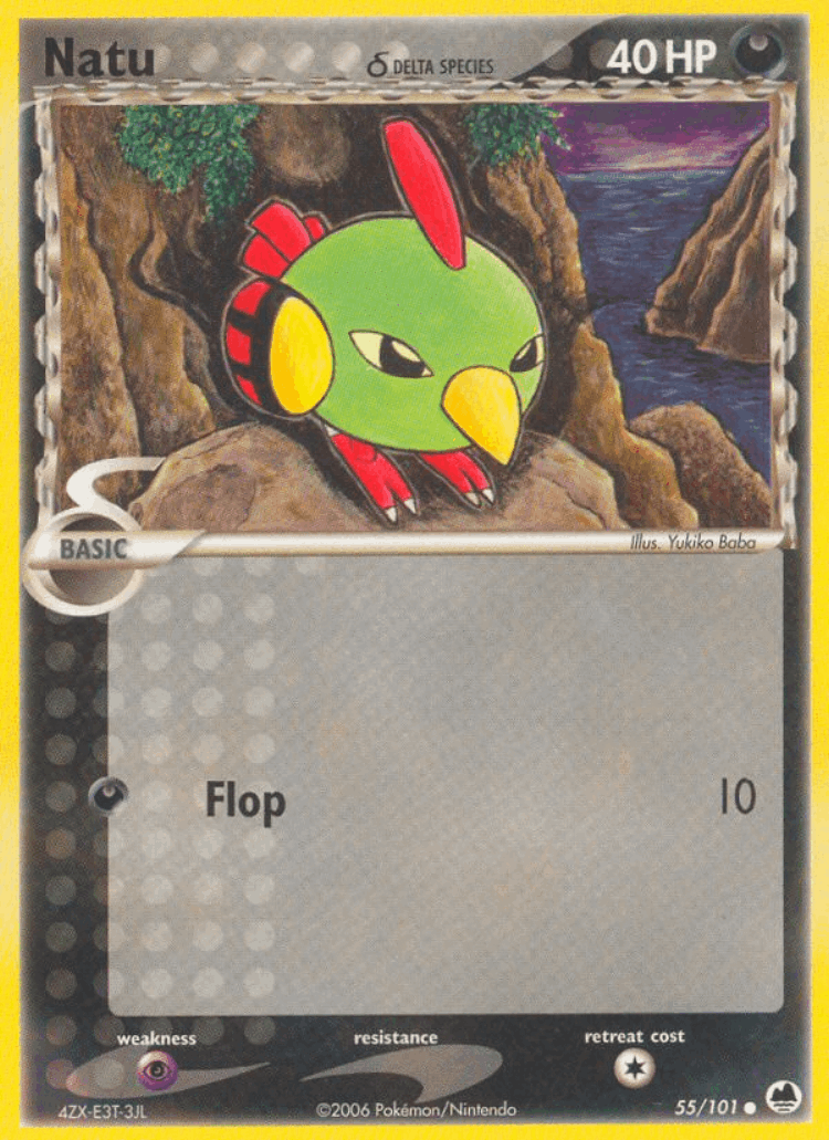 Natu δ #55 from Dragon Frontiers - Common - Illustrated by Yukiko Baba