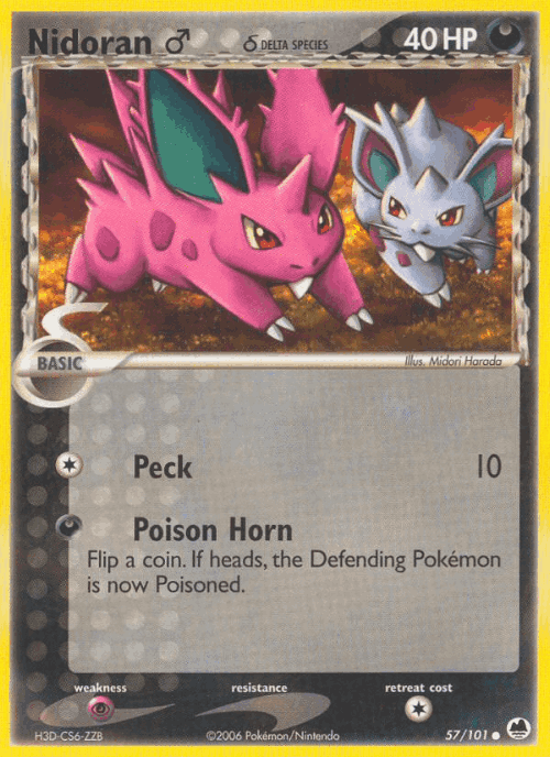 Nidoran ♂ δ 57, Dragon Frontiers