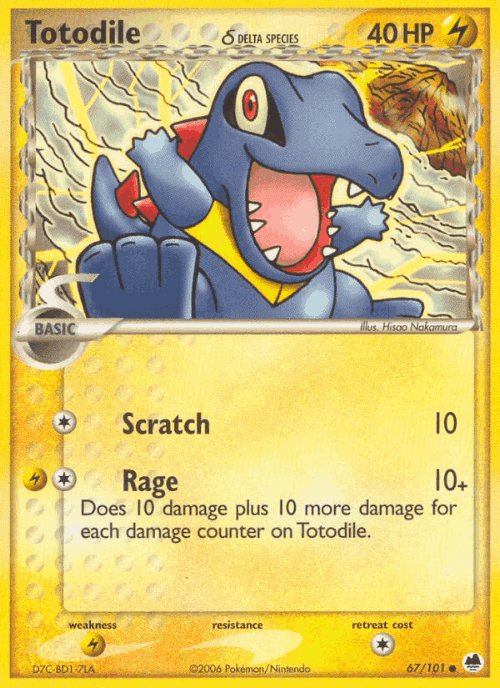 Totodile δ 67, Dragon Frontiers