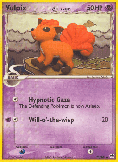 Vulpix δ 70, Dragon Frontiers