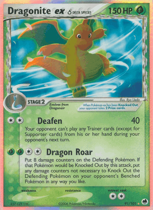 Dragonite ex δ 91, Dragon Frontiers