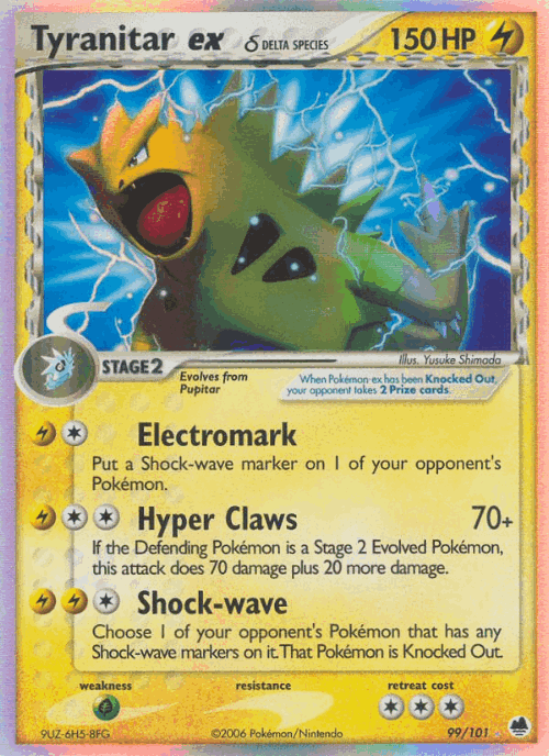 Tyranitar ex δ 99, Dragon Frontiers