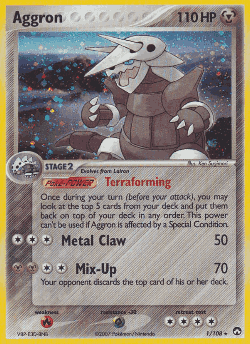 Aggron Pokémon TCG card art
