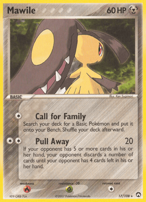 Mawile Pokémon TCG card art