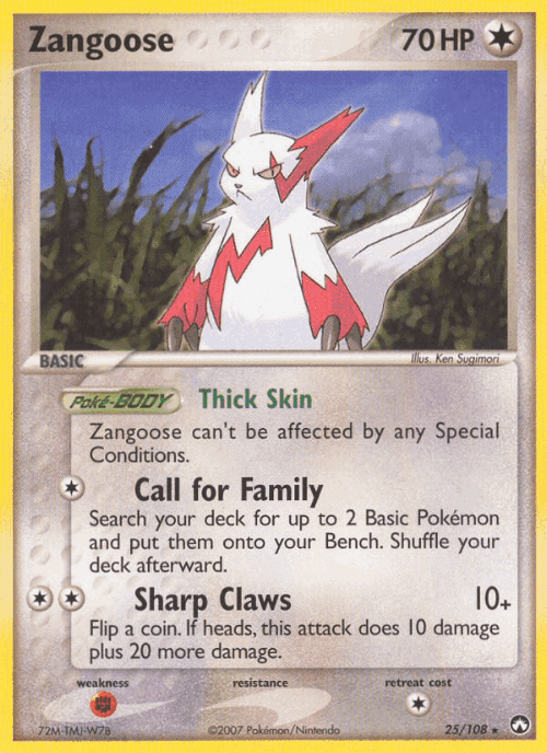 Zangoose 25, Power Keepers