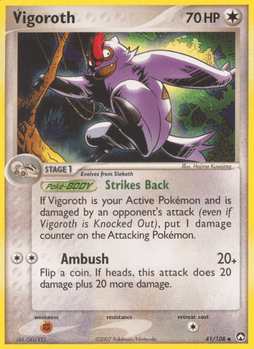 Vigoroth 41, Power Keepers