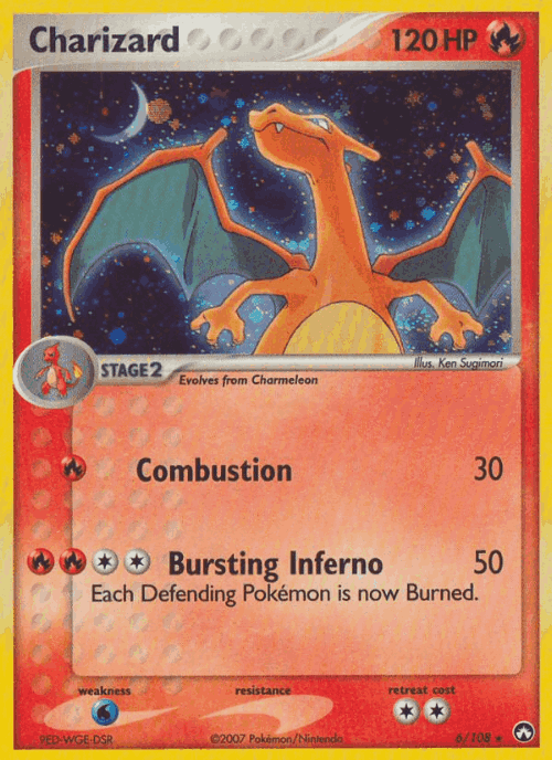 Charizard Pokémon TCG card art