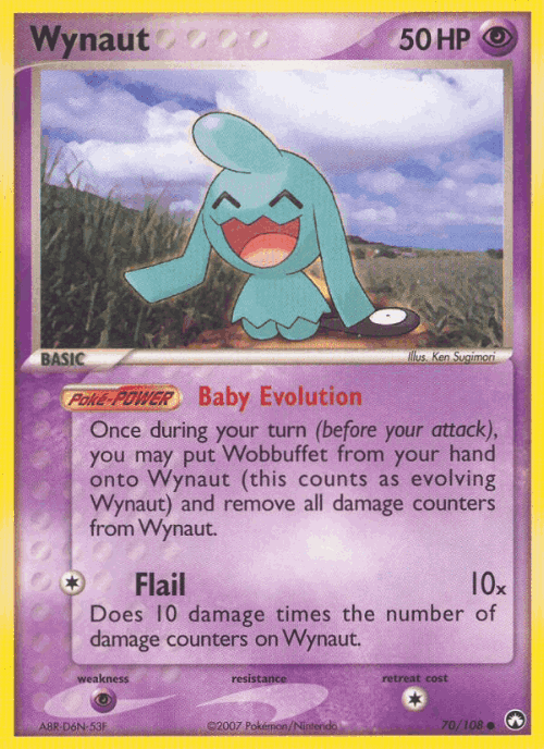 Wynaut #70 from Power Keepers - Common - Illustrated by Ken Sugimori