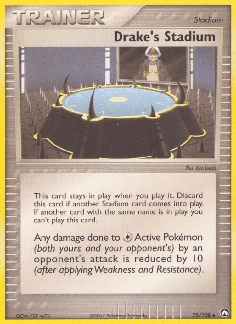 Drake's Stadium #72 from Power Keepers - Uncommon - Illustrated by Ryo Ueda