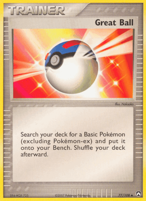 Great Ball Pokémon TCG card art