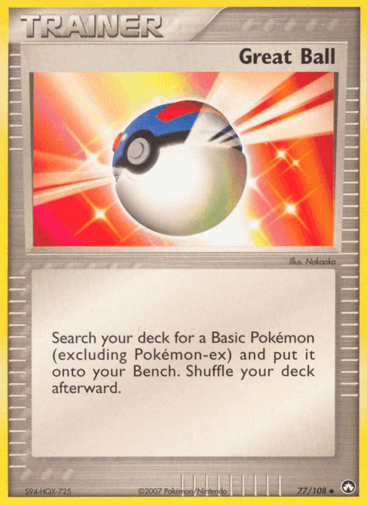 Great Ball #77 from Power Keepers - Uncommon - Illustrated by Nakaoka