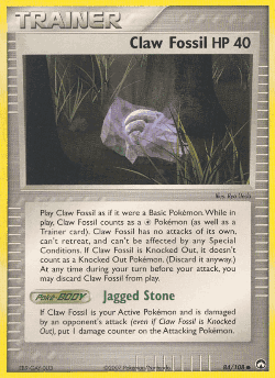 Claw Fossil 84, Power Keepers