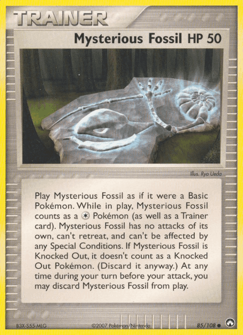 Mysterious Fossil #85 from Power Keepers - Common - Illustrated by Ryo Ueda