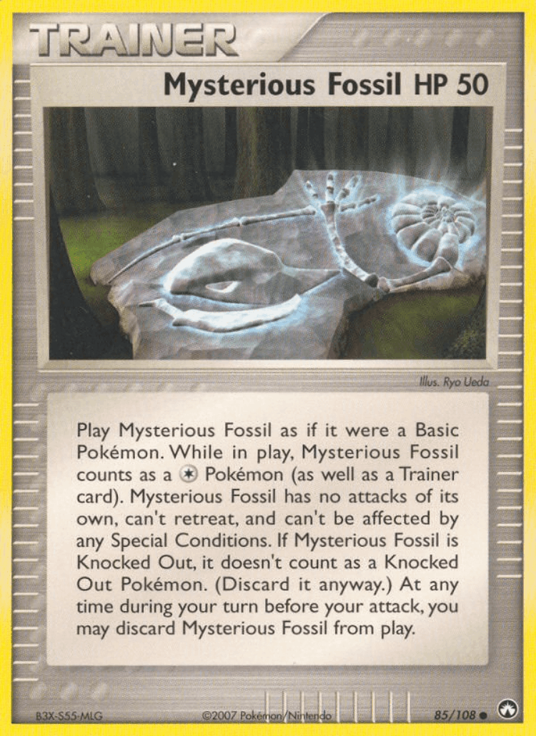 Mysterious Fossil #85 from Power Keepers - Common - Illustrated by Ryo Ueda