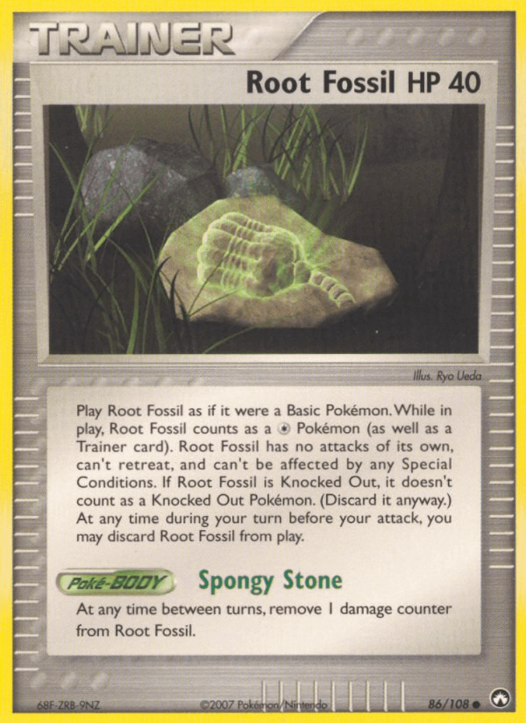 Root Fossil #86 from Power Keepers - Common - Illustrated by Ryo Ueda