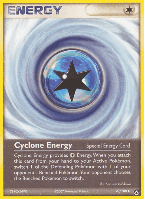 Cyclone Energy #90 from Power Keepers - Uncommon - Illustrated by Shin-ichi Yoshikawa