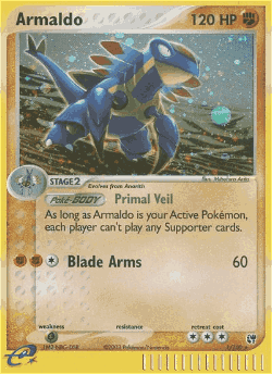 Armaldo Pokémon TCG card art