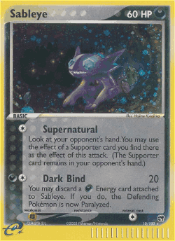 Sableye Pokémon TCG card art