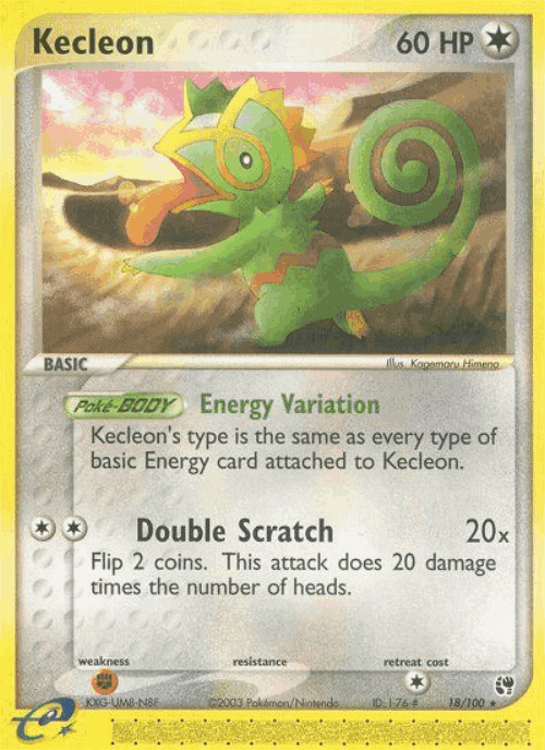Kecleon Pokémon TCG card art
