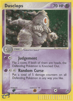 Dusclops Pokémon TCG card art
