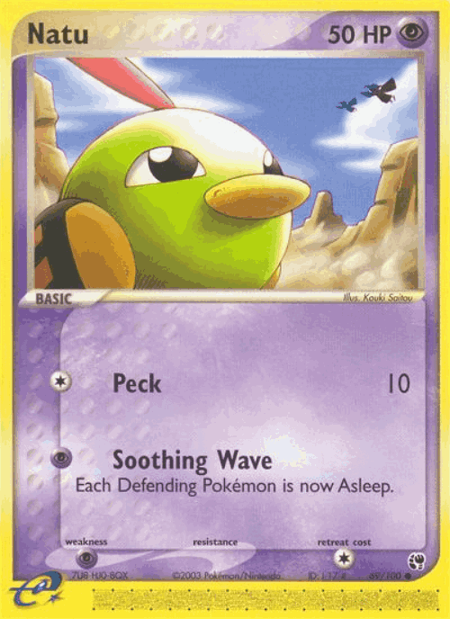 Natu #69 from Sandstorm - Common - Illustrated by Kouki Saitou